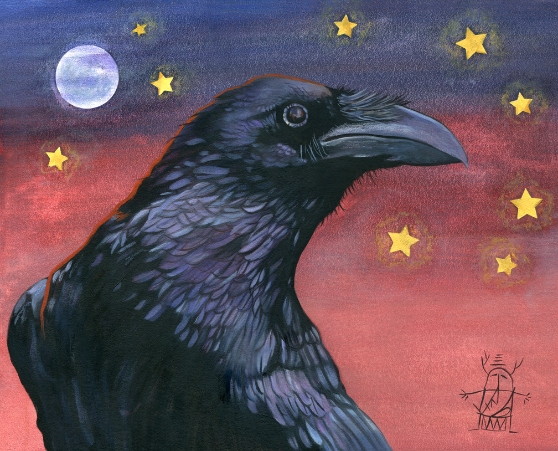 Raven Steals the Moon (Moon what Moon?)